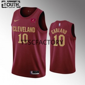 Camiseta Niños NBA Cleveland Cavaliers Darius Garland 10 Nike 2022-23 Icon Edition Rojo Swingman